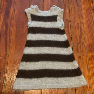 Oeuf 100% Alpaca Wool Sweater Dress 4T